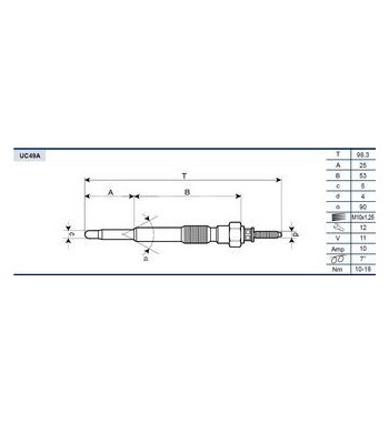 Bujia Prec Toyota Sw4 3.0 T