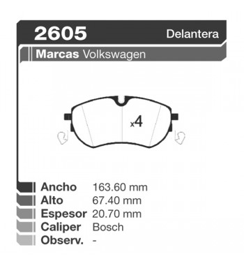 Past Fren Del Amarok V6 Tdi...